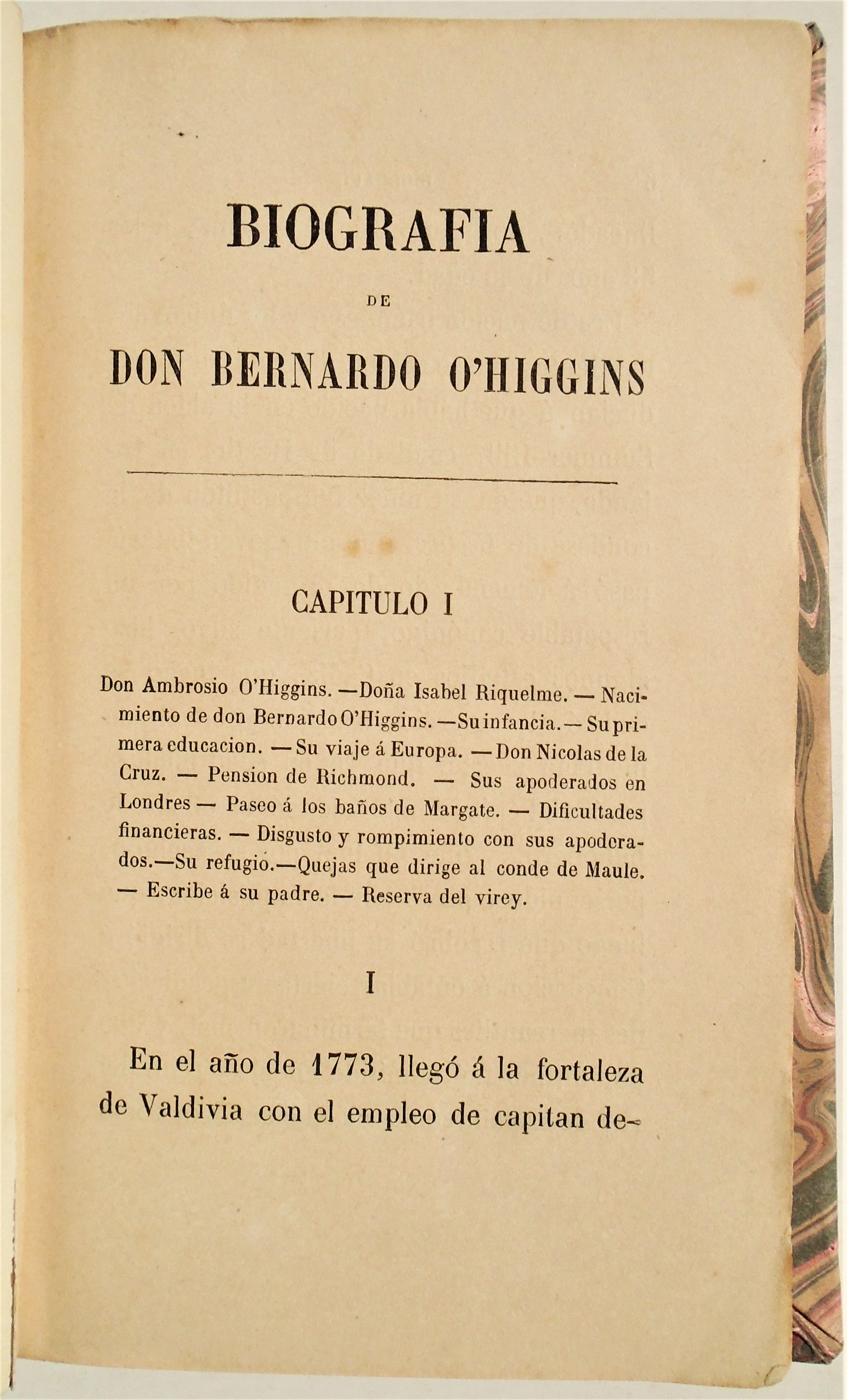 Biografía de Bernardo O'Higgins