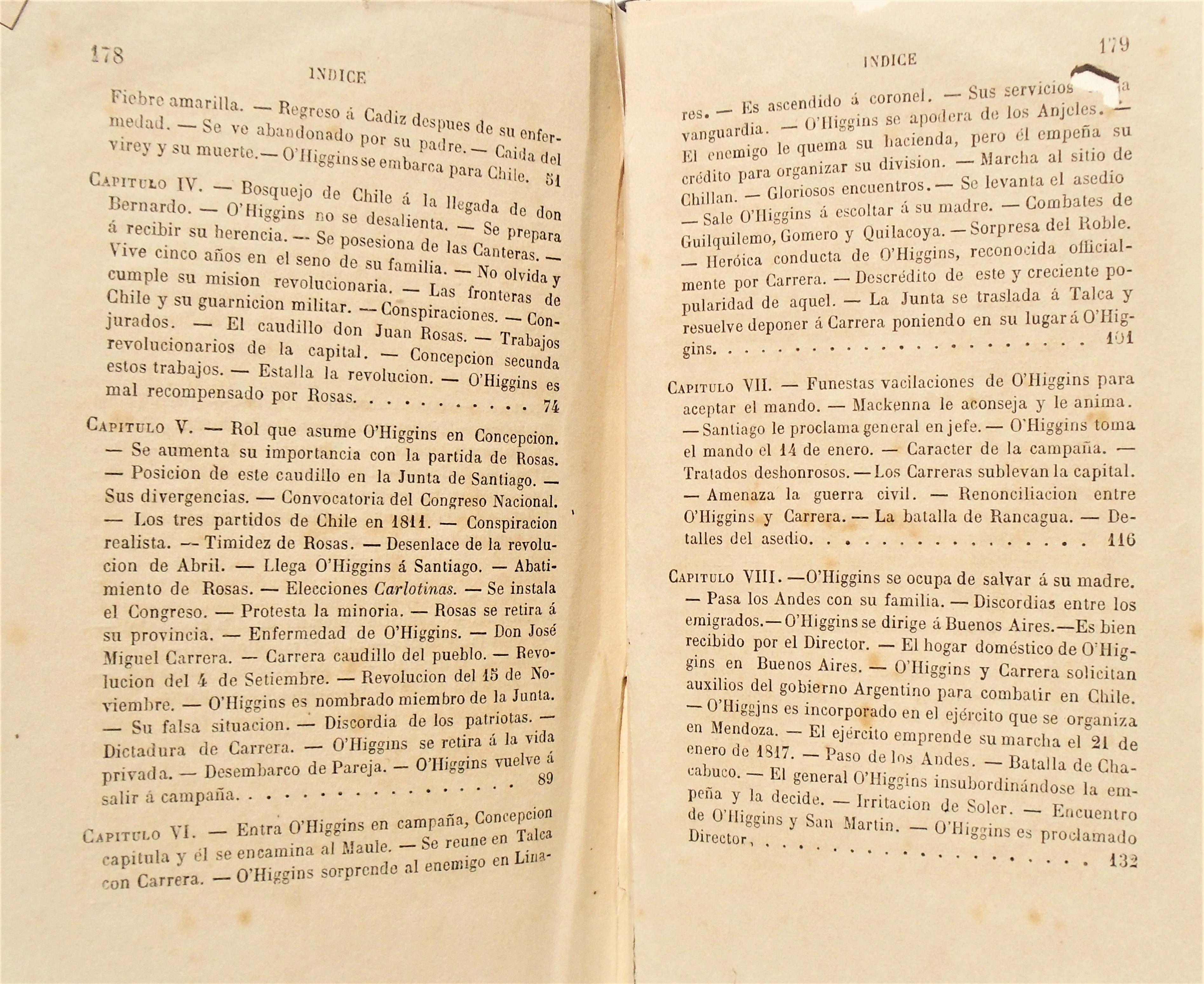 Biografía de Bernardo O'Higgins