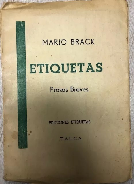 Mario Brack. Etiquetas. Prosas breves