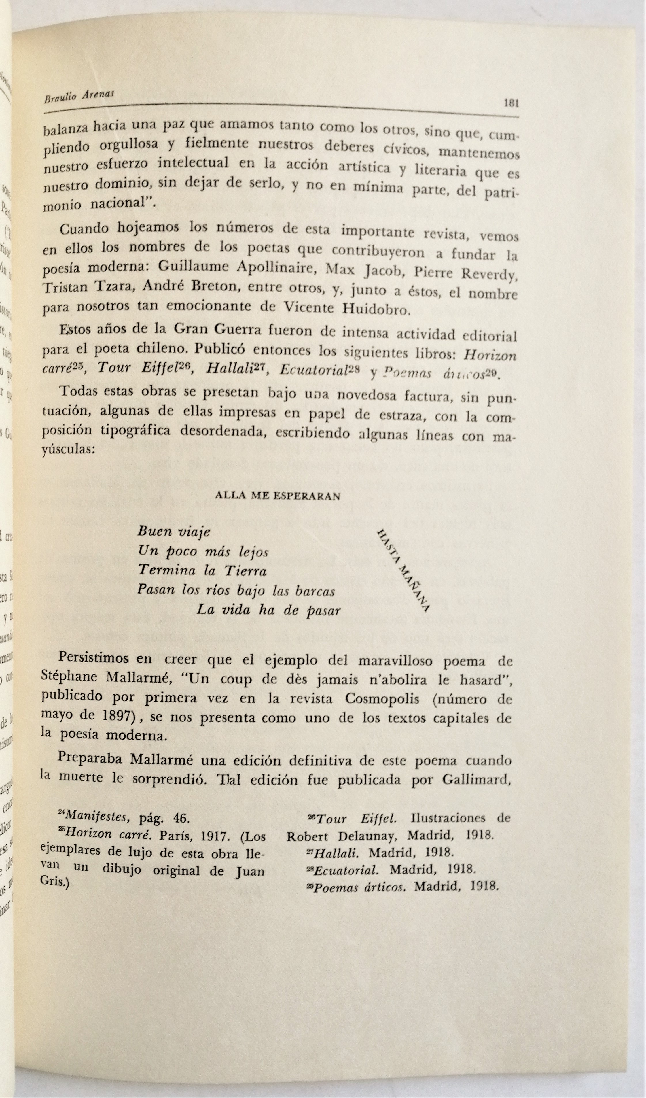 Braulio Arenas - Vicente Huidobro y el creacionismo