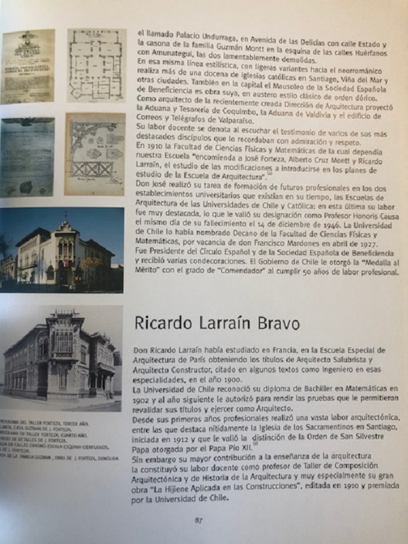 Universidad de Chile, Facultad de Arquitectura y Urbanismo	Ciento cincuenta años de enseñanza de la arquitectura en la Universidad de Chile 1849-1999