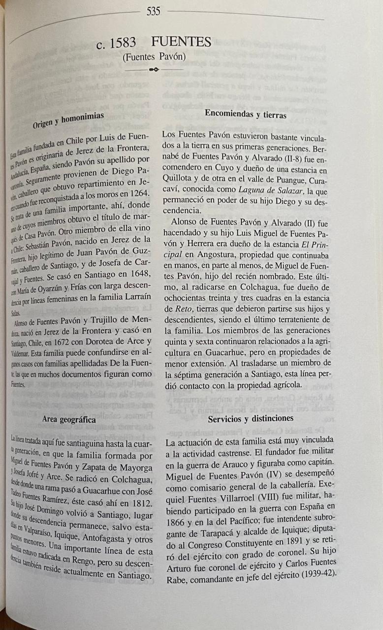 Julio Retamal Favereau, Carlos Celis, Juan Guillermo Muñoz 	Familias Fundadoras de Chile 1540-1600