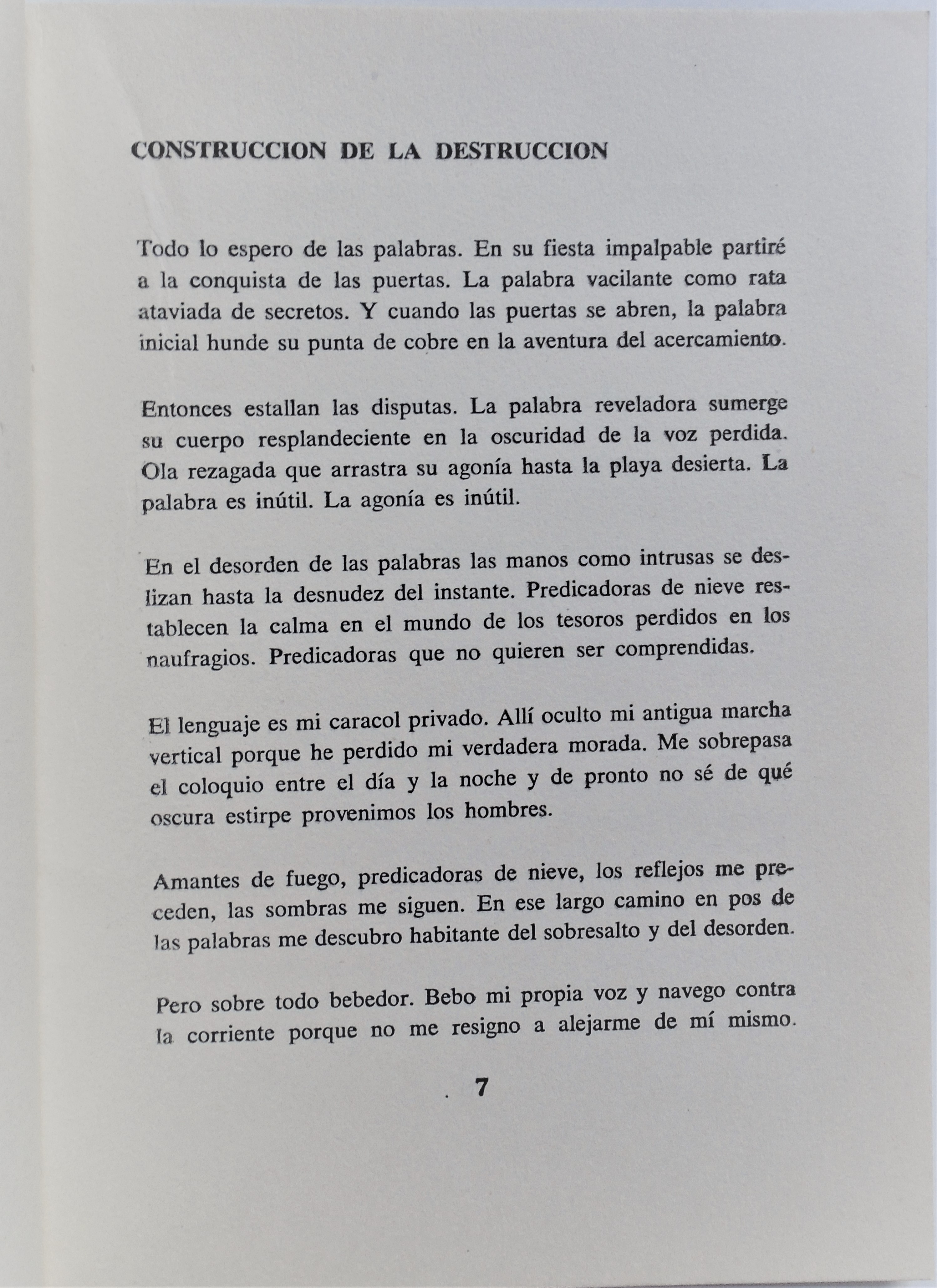 Aldo Pellegrini - Construcción de la destrucción