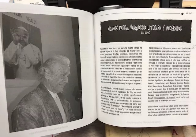 Antiparra productions :ciclo homenaje en torno a la figura y obra de Nicanor Parra : [programa] /Coloquio Internacional de Escritores y Académicos.