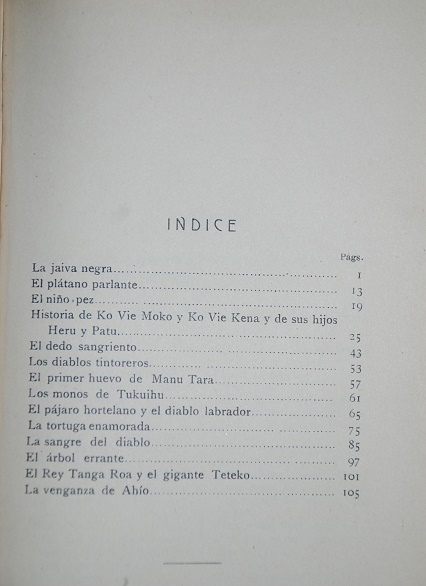 Jose Ignacio Vives Solar - Rapa Nui cuentos pascuenses