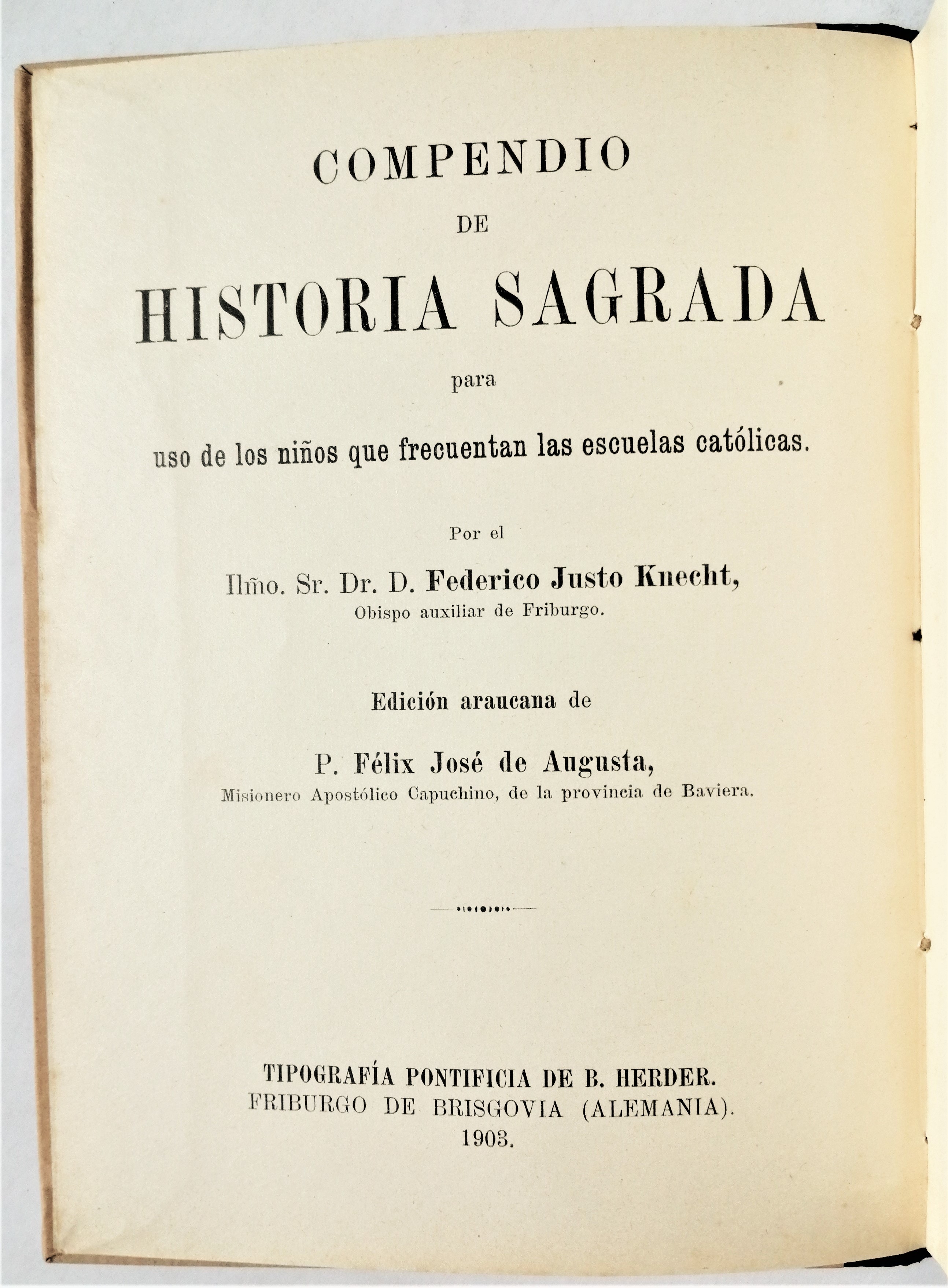 Félix José de Augusta - Nidolke denu Dios ni Nutram pu Chilemapuche ni denun meu