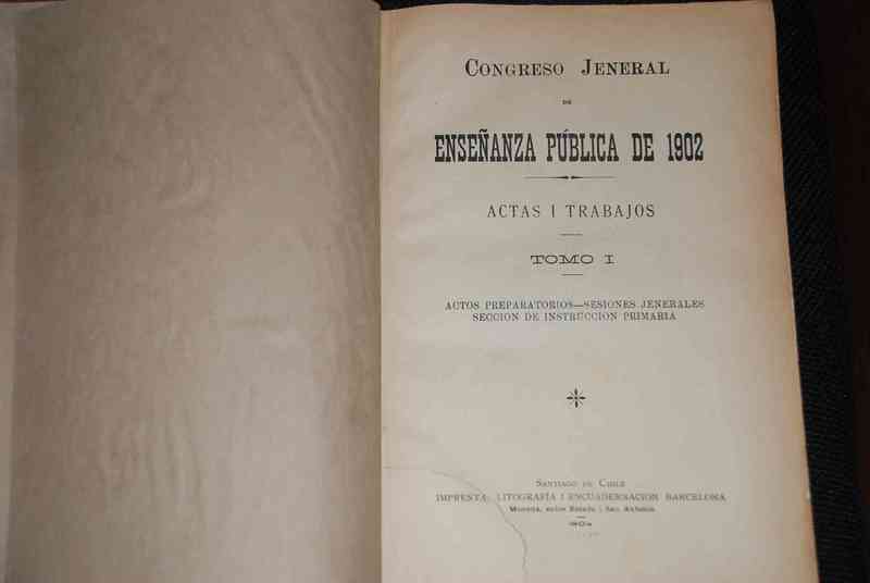 Congreso Jeneral de Enseñanza Publica de 1902