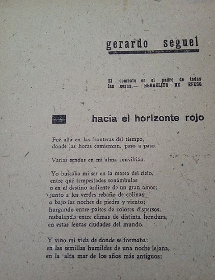 Gerardo Seguel - Horizonte despierto