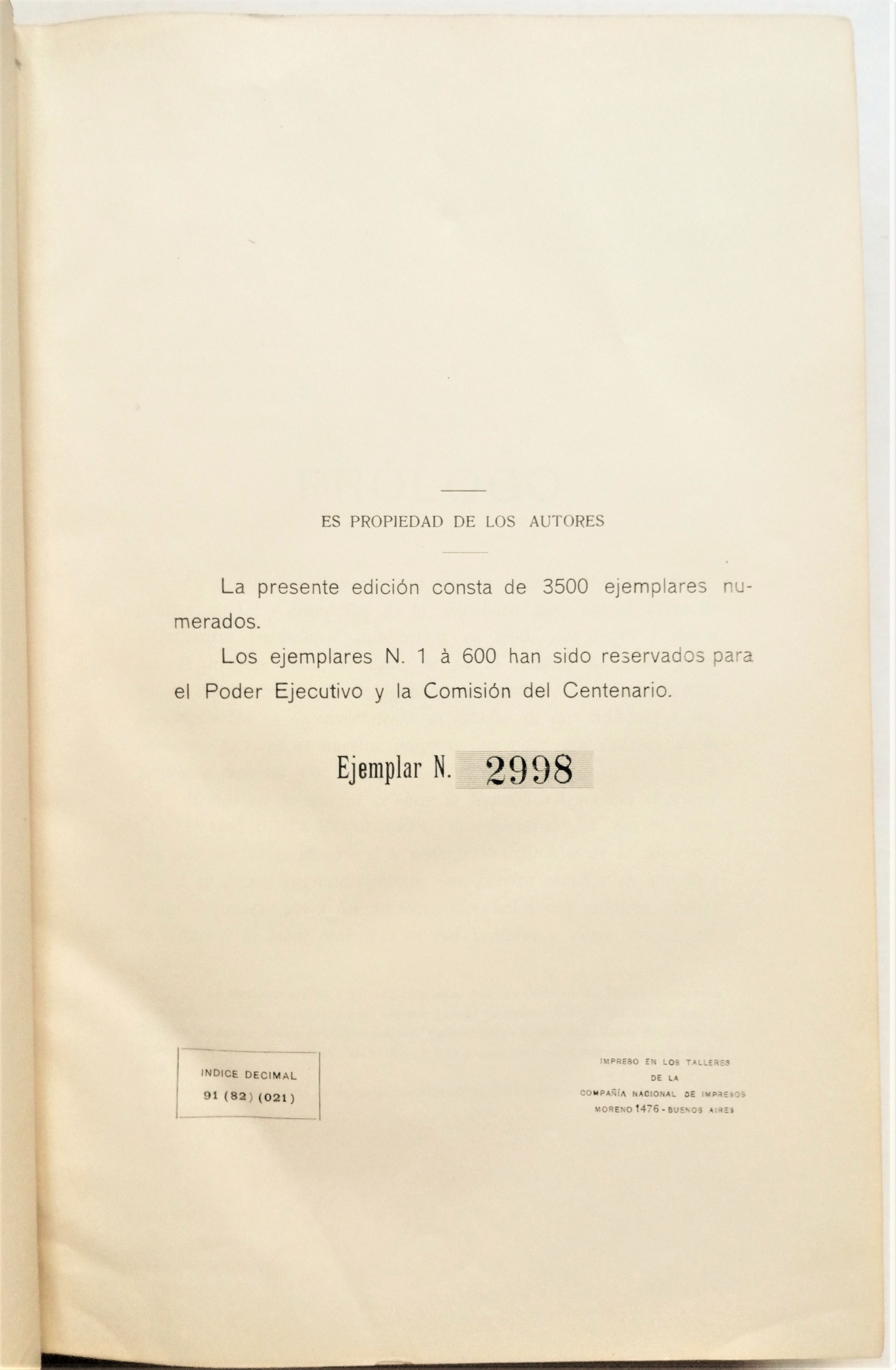 Carlos M. Urien y Ezio Colombo - La república argentina en 1910