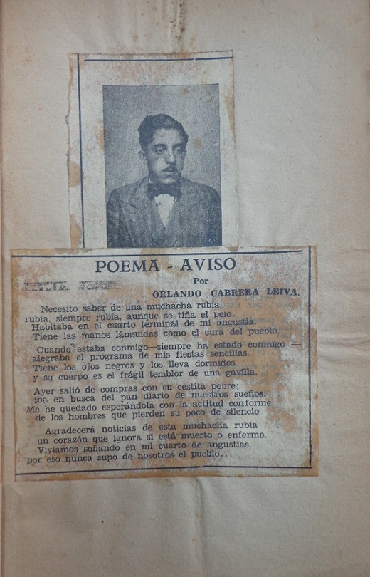 Orlando Cabrera Leiva. Cántaros de amor : poemas; prólogo de Rodrigo Rodríguez San Martín ; ilustró Carlos Hermosilla.