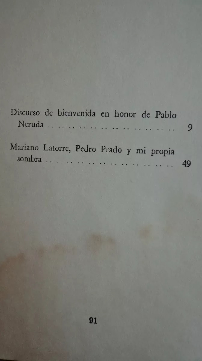 Pablo Neruda y Nicanor Parra. Discursos