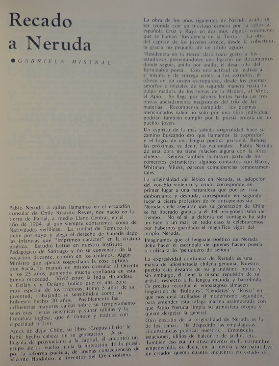 Ana Maria Velasco. Literatura chilena en el exilio.